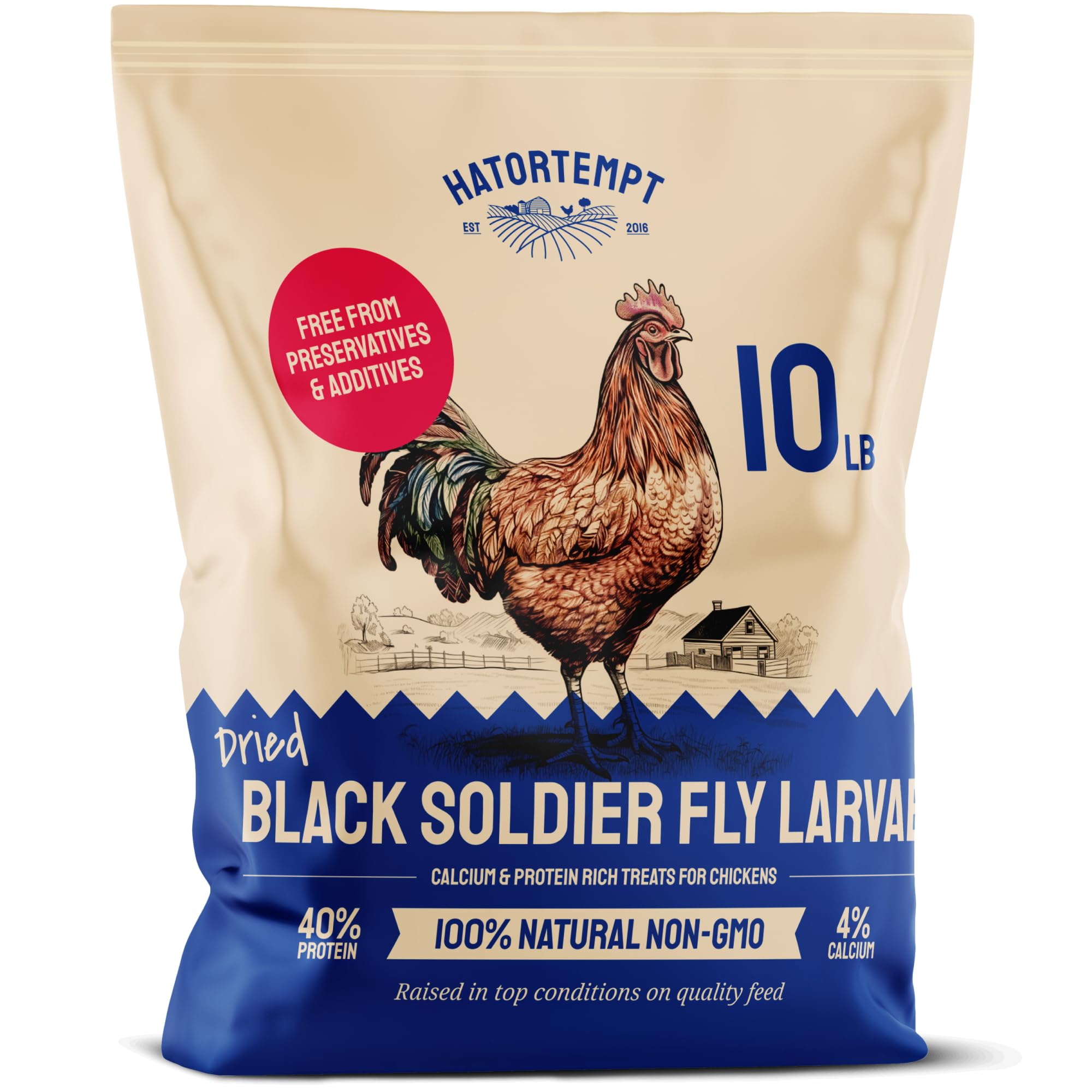 Mua Hatortempt Dried Black Soldier Fly Larvae for Chickens 10LB 100