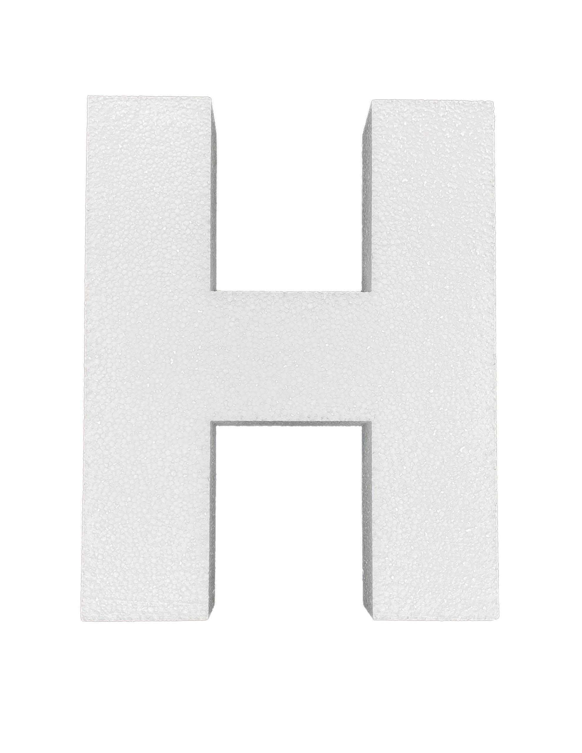 Photo 1 of 12 Inch Smooth Foam Letters - Great for Arts and Craft & DIY (H)