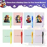 DazSpirit 8 Pieces Invisible Ink Pens and Notebooks Set Detective Theme view 5