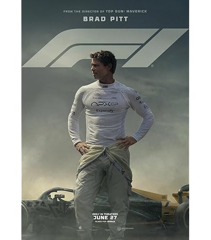 F1 映画　ポスター　リバーシブル ブラッド・ピット最新作 映画『F1』 ポスターもセンス良すぎる