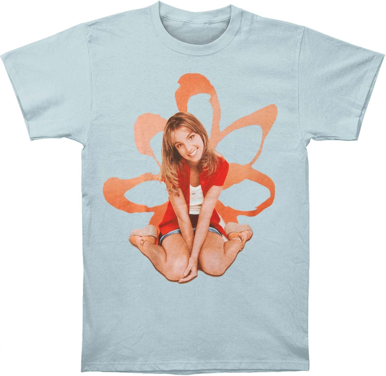 Britney Spears Men's Sitting Tee Tshirt XLarge Blue Amazon.ca