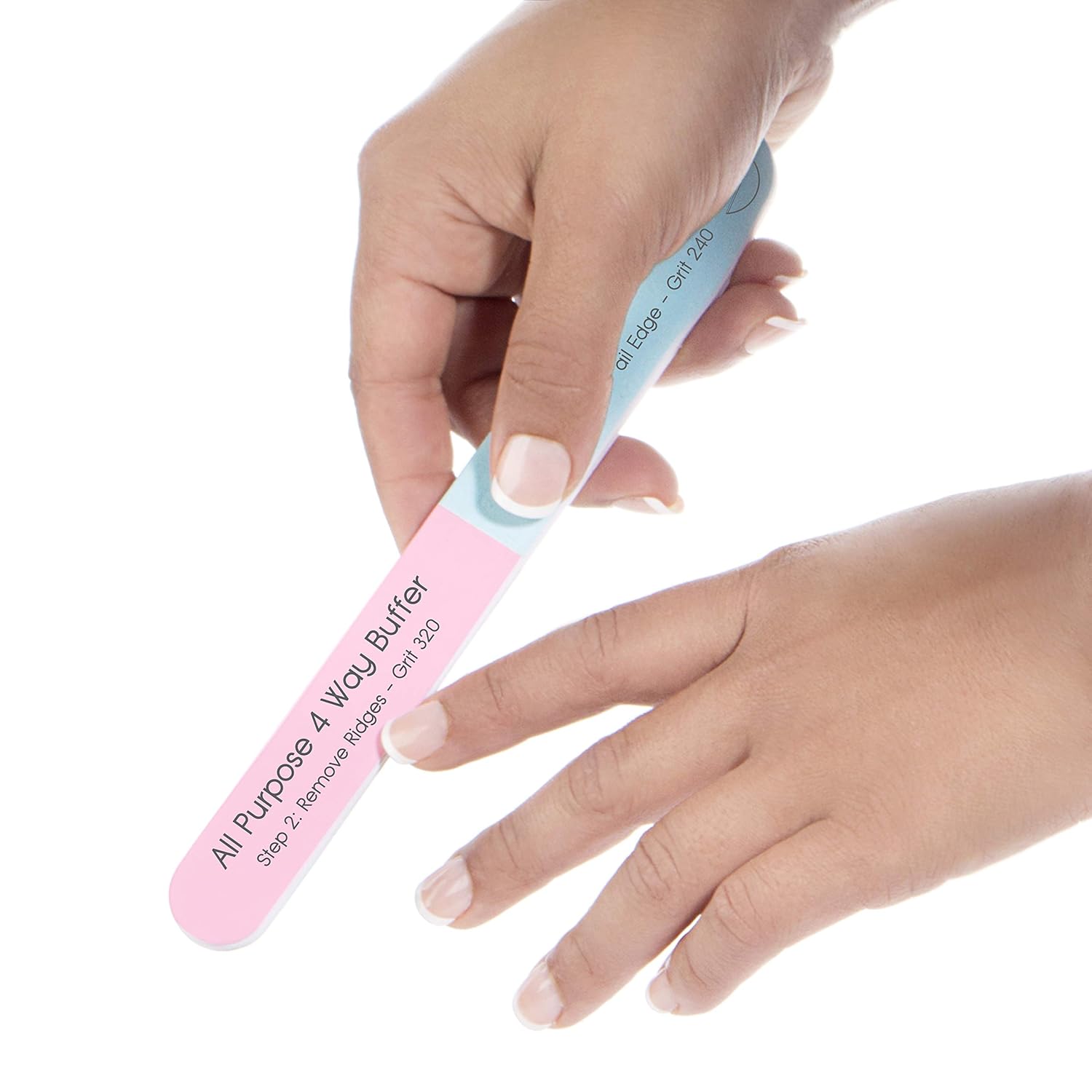 4 Way Nail File and Buffer, 7 Inches Long, All Purpose, Best For Natural Nails, Save Time and Money, 4 Fingernail Files in 1, Professional Care Manicure Tools By Iridesi, 12 Pack : Nail Files And Buffers : Beauty