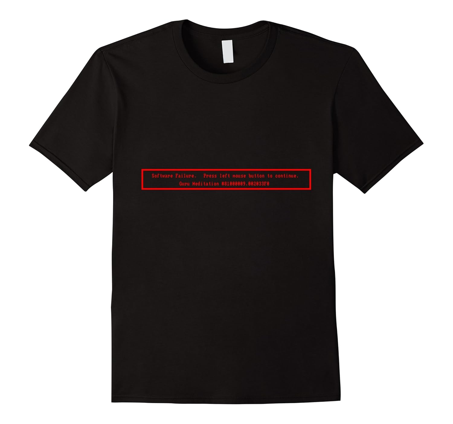 Error Code Guru Meditation Amiga Retro ShirtPL Polozatee