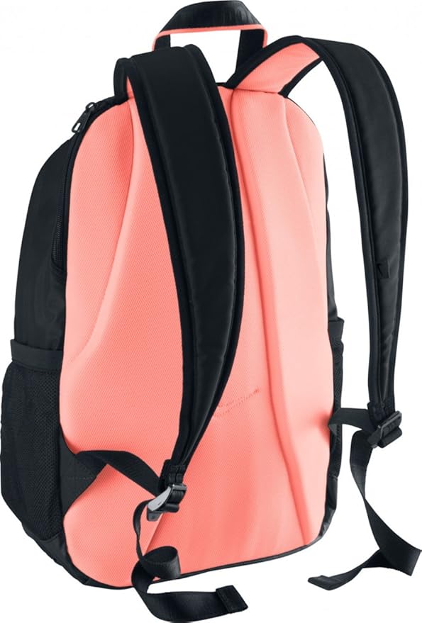 black and pink nike backpack