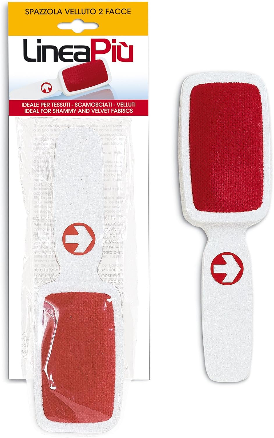 Perfetto Velvet Brush 2 Faces, Ghiaccio, One Size 0124 - Image 4
