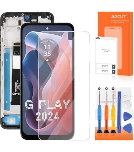 TOUCH SCREEN SCHERMO PER MOTOROLA MOTO MOTO E6 PLAY XT2029 NERO LCD DISPLAY - Foto 11