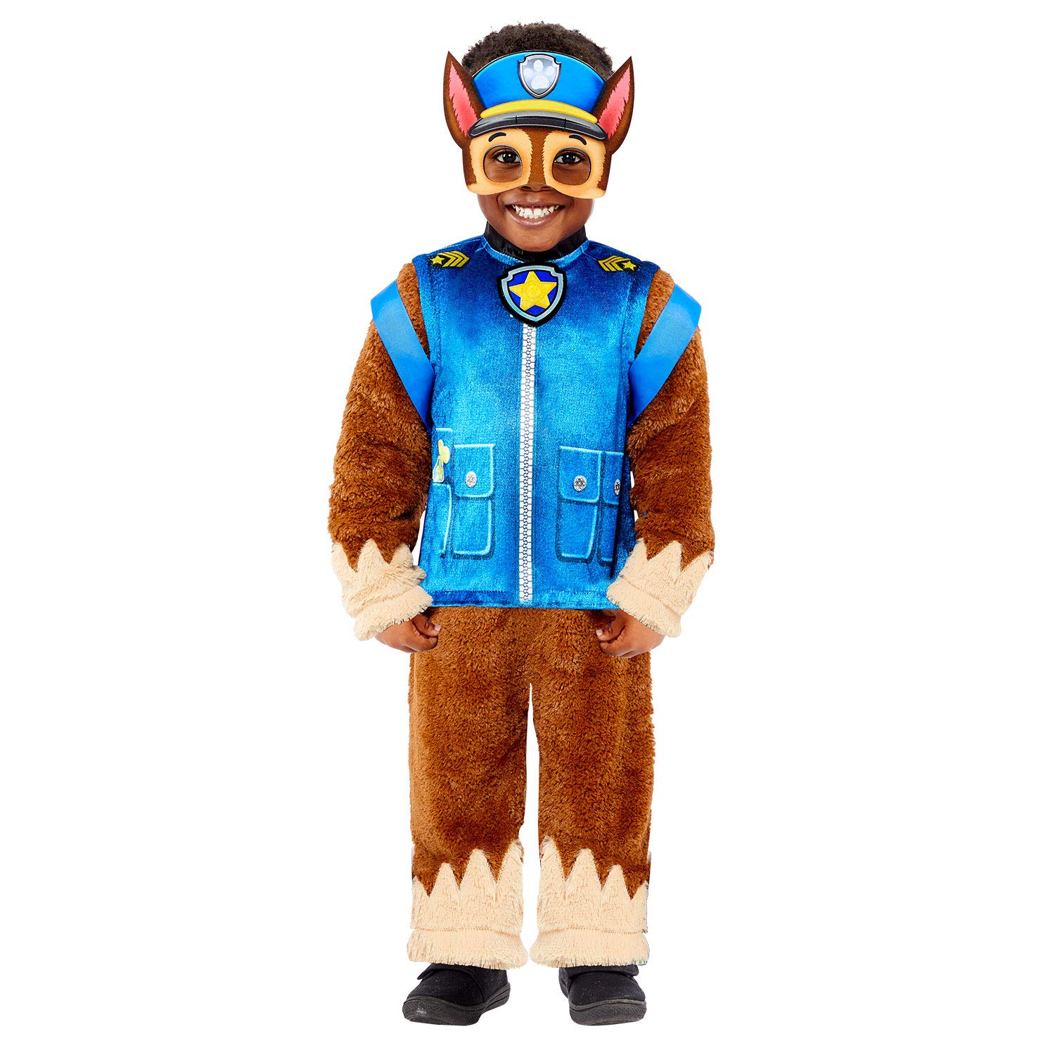 amscan (PKT) (9909129) Child Boys Chase Deluxe Costume (3-4yr) - Paw Patrol