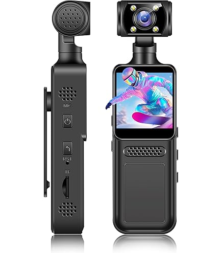 Genérico Gosnap - Go Snap Camera, 2025 New Gosnap - Thumb Camera, Wearable Mini Body with Audio, Hands-Free POV Recording, for Cycling, Diving, Travel, Pets and Outdoor (White,4k