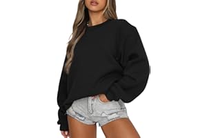 EFAN Womens Oversized Sweatshirts Crewneck y2k Hoodies Fall Fashion Outfits Teen Girls Cute Sweater 2025 Winter Clothes