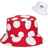 XYIYI Mushrooms Bucket Hats for Women Men Travel Beach Sun Hat Outdoor Fisherman Cap