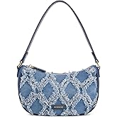 Missnine Shoulder Bag Purses for Women Small Handbags Mini Clutch Purse with Adjustable Strap Trendy Hobo Underarm Crescent