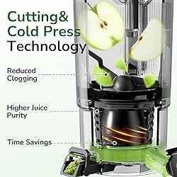 Canoly C16 Cold Press Juicer, 6" Extra Wide Feed