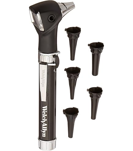 Amazon.com: Welch Allyn Pocket Fiber Optic Otoscope Black