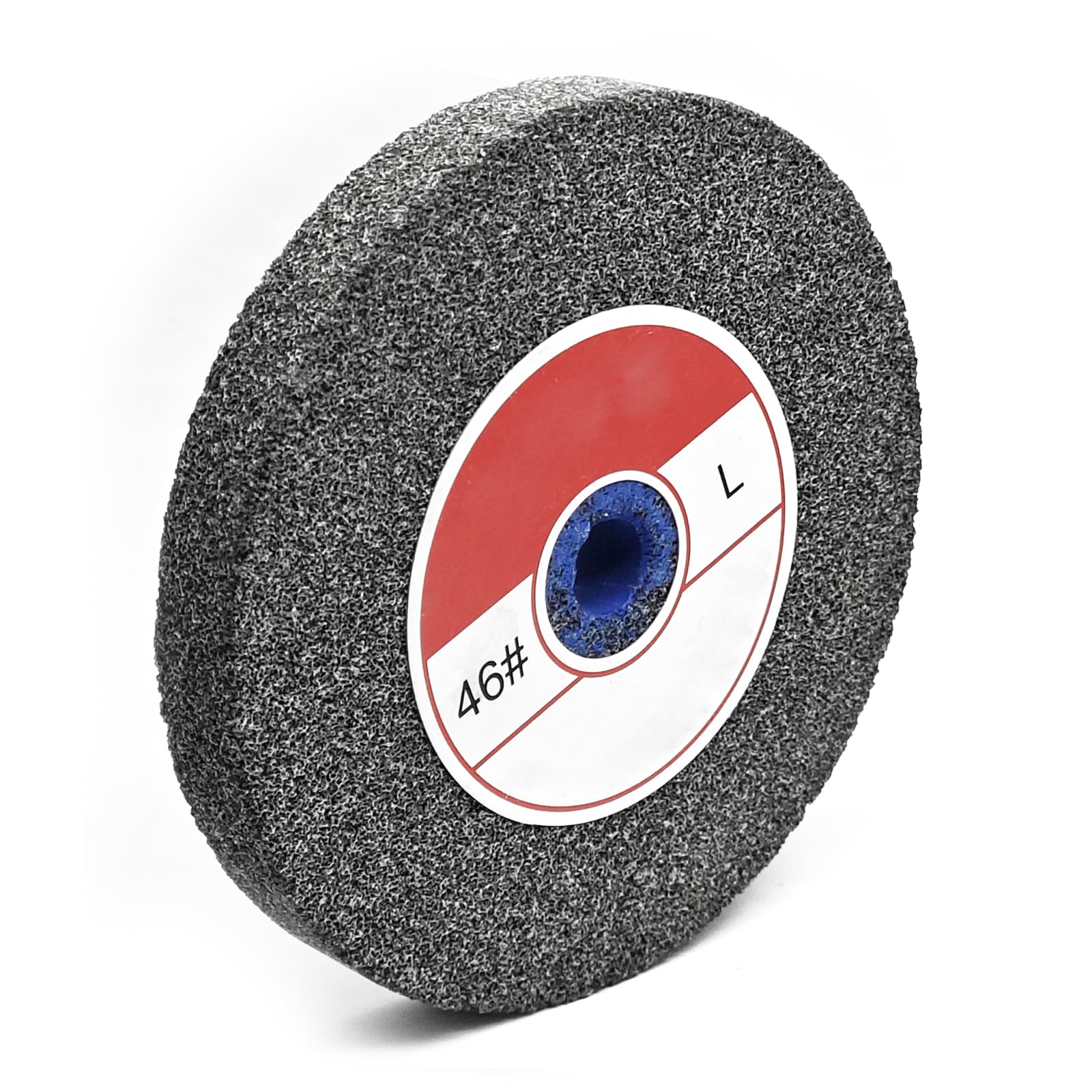 Photo 1 of 1 Piece Deburring Wheel, Bench Top and Base Grinding Wheel, 5", Suitable for Various Alloy Steels, Hardened Steels, Etc. 46 Grit, 1/2" Mandrel Bore, 0.63" Thickness (Brown Corundum)