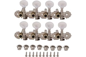 LMHHMIN 2PCS Mandolin Machine Tuning Pegs String Tuning Buttons Instrument Replacement Parts