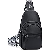 HESHE Sling Bag for Women Anti Theft Small Crossbody Bags Leather Fanny Pack Cross Body Purse for Travel