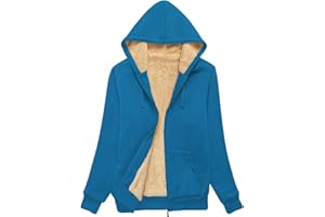 SWISSWELL Hoodies for Women Winter Fleece Sweatshirt - Full Zip Up Thick Sherpa Lined Hooded Jacket