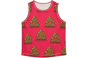 RPLIFE Boys'Tank Tops, Sleeveless Quick Dry Athletic Performance Tank Undershirts for Running Football Basketball,3-15 Y
