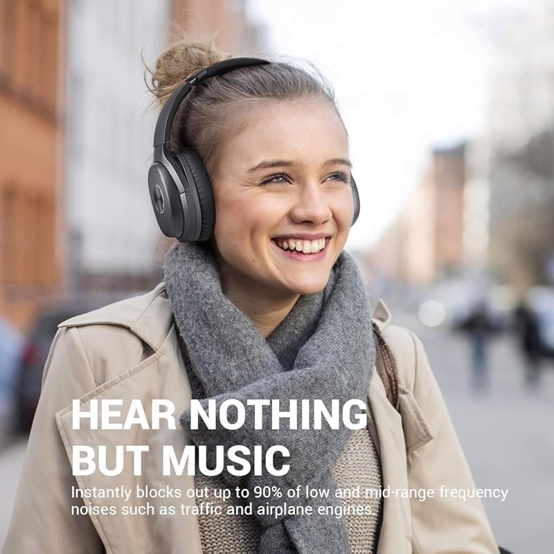 EKSA E5 蓝牙5.0 主动降噪头戴式耳机 7.5折$50.99秒杀 海淘转运到手约￥401