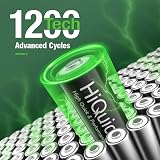 HiQuick 16 Pack AA/AAA Rechargeable Batteries 2800mAh AA & 1100mAh AAA Set view 3