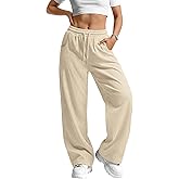 Oakgarden Corduroy Pants for Women Casual Drawstring Elastic Waist Baggy Wide Leg Barrel Loose Comfy Trousers with Pockets