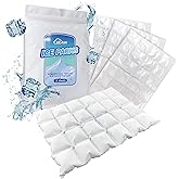 Reusable Ice Pack Sheets for Coolers - Flexible Ice Sheets Cooler Ice Blankets - Lunch Bag Freezer Packs - Ice Mat Cube Sheets Keep Food Fresh Beverage Cold - Cuttable Large Size 3 Packs