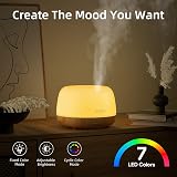 ASAKUKI 300ml Essential Oil Diffuser Ultrasonic Humidifier 7 LED Lights view 3