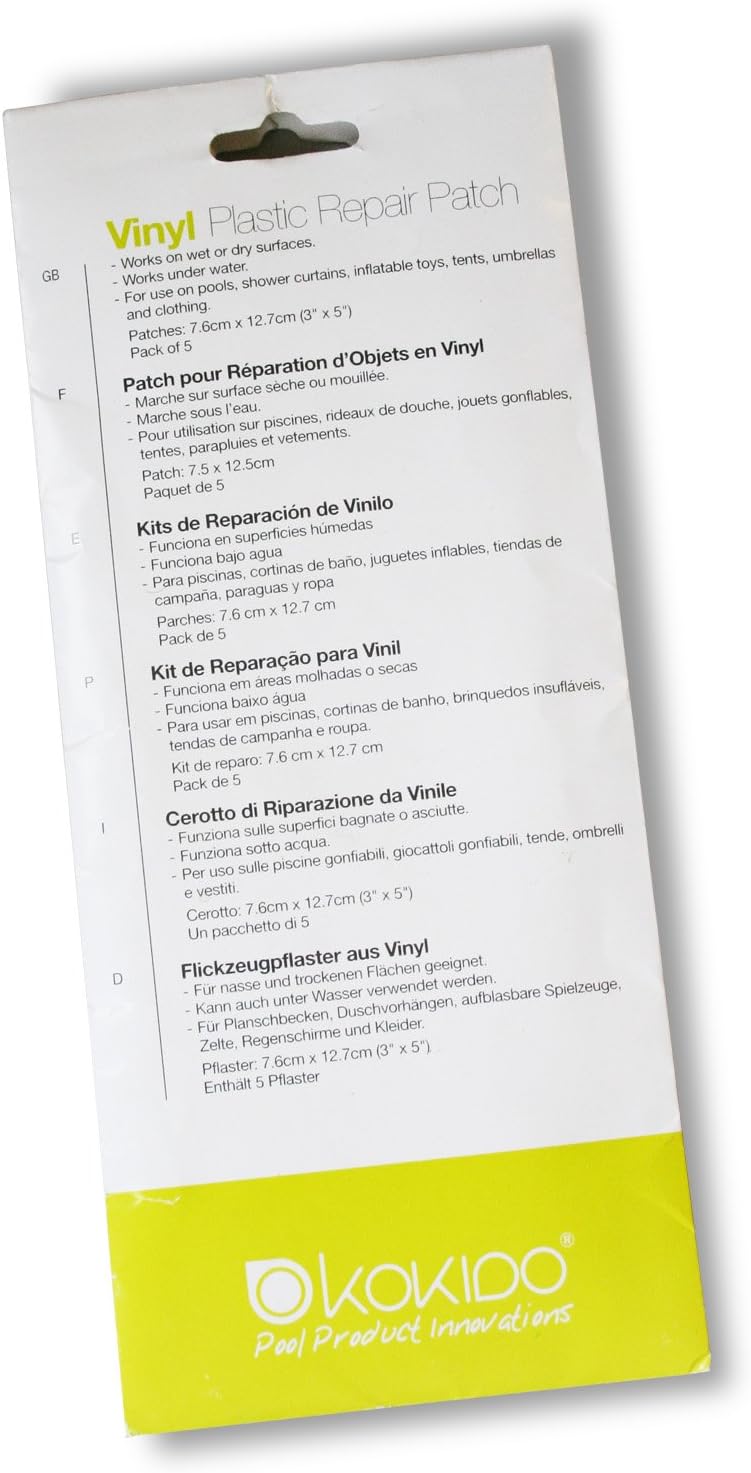 sc splash pools on Amazon Com Splash Pools 15200 Vinyl And Plastic Repair Patch Kit Clear Garden Outdoor