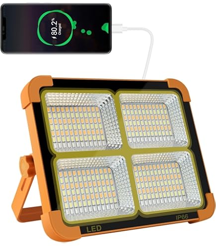 120W Eraylife Rechargeable LED Worklight, 348Leds 10000LM Magnetic