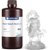ANYCUBIC Water Washable Resin 2.0 1kg Clear High Precision Low Odor