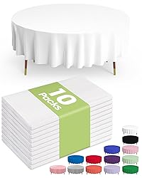 Pureegg Plastic Table Cloth Disposable 10