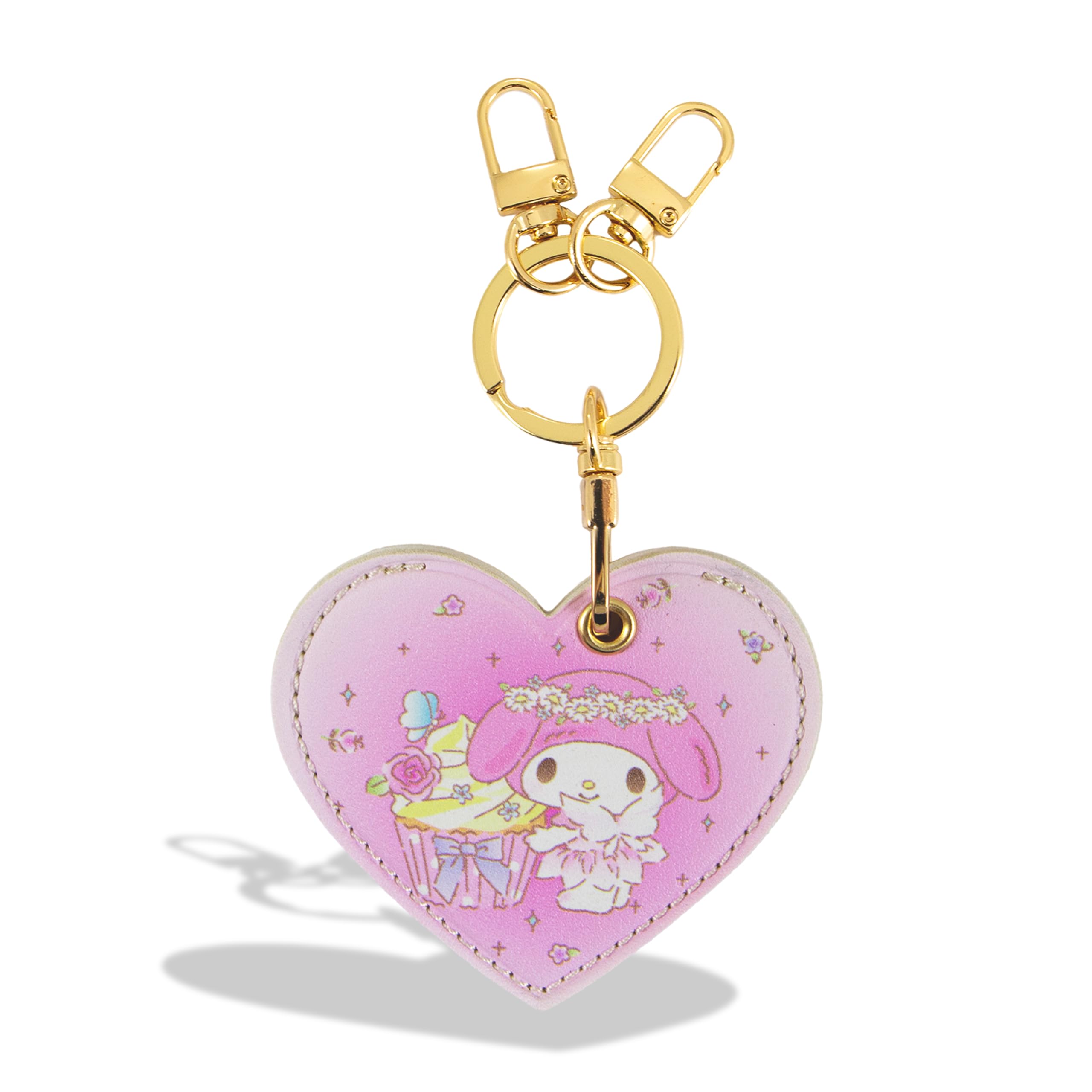 Photo 1 of Sonix x Sanrio Keychain Case Compatible with Apple AirTag | Protective AirTag Cover Keychain Charm | My Melody Fairy 50th Anniversary