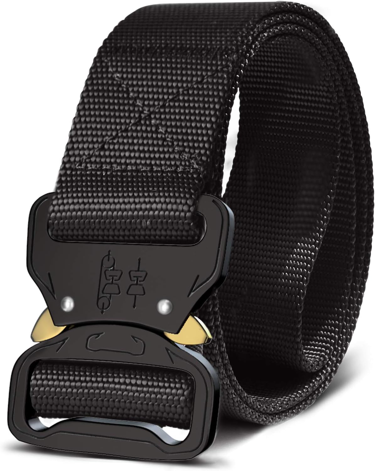 Seakcoik Cobra Tactical Belt Heavy Duty Rigger EDC Men's Dressing Belts for Hunting Climbing Fishing Military Trainning Outdoor Sports