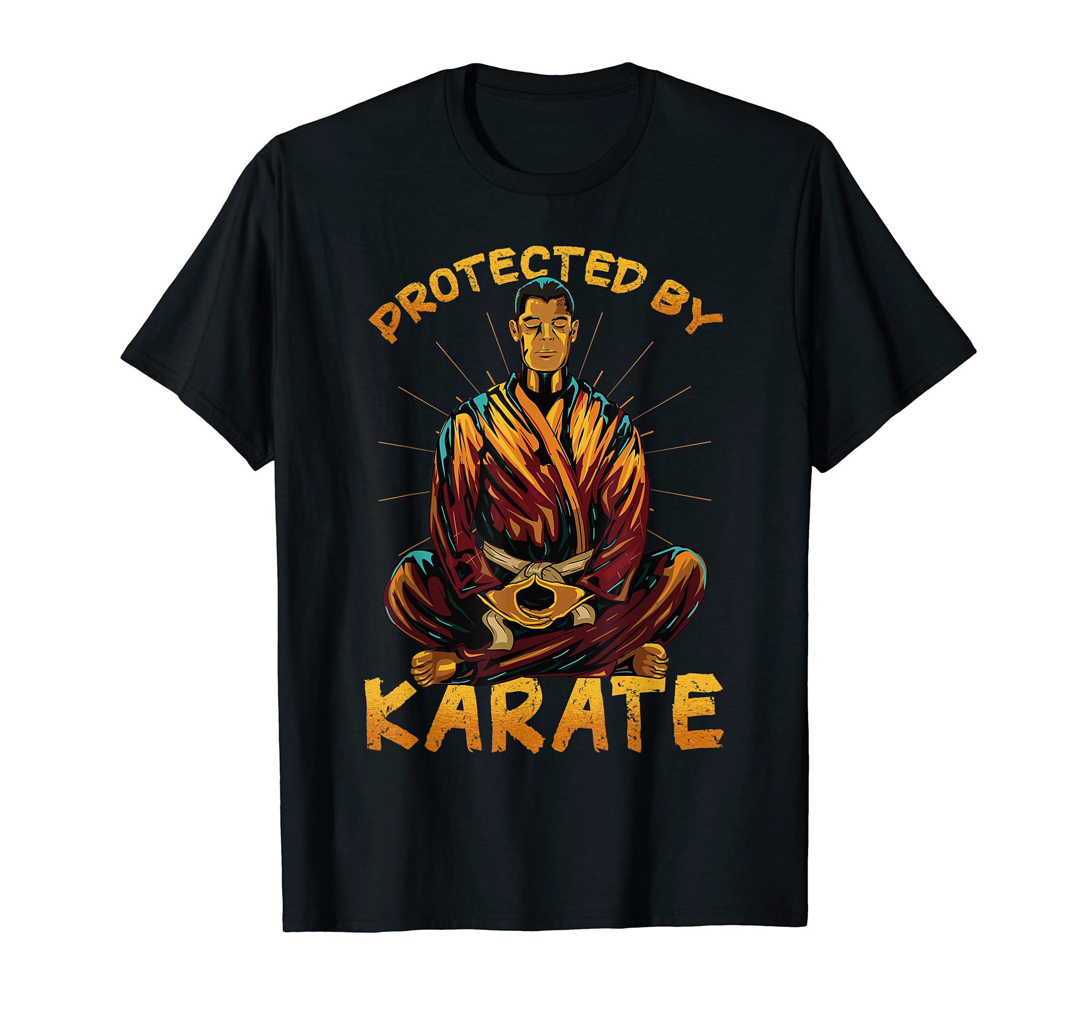 Protected by Karate MMA Karate Instructor T-Shirt