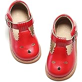 Otter MOMO Toddler Little Girls Oxford Shoes Mary Jane Flat T-Strap School Uniform Party Dress Shoes