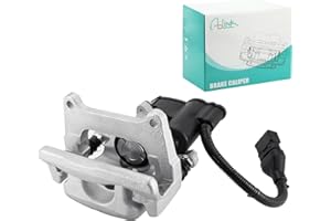 AULINK 4E0615404B Rear Right Disc Brake Caliper Assembly with Bracket For Audi A8 2004-2010 4.2L, A8 2005-2009 6.0L, S8 2007-