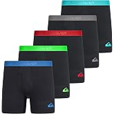 Quiksilver Mens Boxer Briefs, 5 Pack Mens Underwear, Stretch Boxers for Men