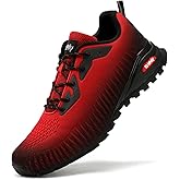 ikunka Men's Fashion Sneakers Lightweight Breathable Walking Shoes Tennis Cross Training Shoe Non Slip Trail Running Shoes