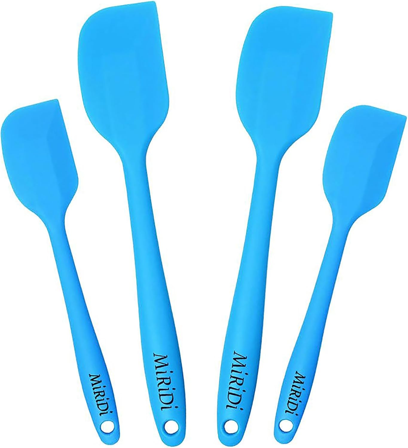 4Piece MiRiDi Silicone Spatula Set, Heat Resistant