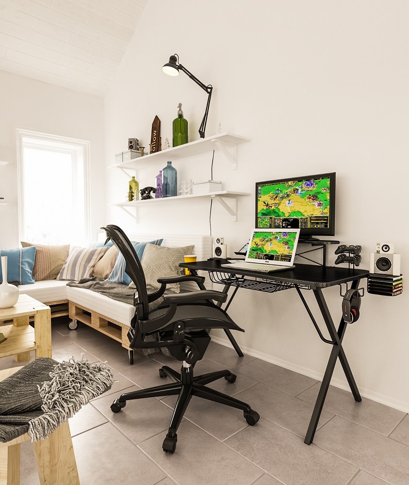 Atlantic Gaming Original GamingDesk Pro CurvedFront, 10 Games