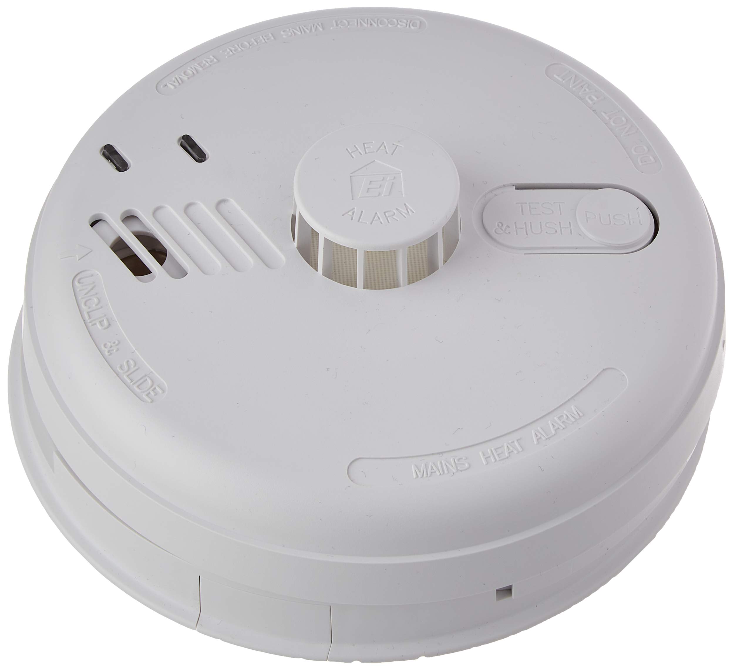 Aico Heat Alarm Ei144RC - Mains Powered with 9V Battery Back-up