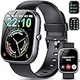 QCOQ Smart Watch(Answer/Make Call), 1.91" Smartwatch for Men Women IP68 Waterproof, 110+ Sport Modes, Fitness Activity Tracker, Heart Rate Sleep Monitor, Smart Watches for Android iOS