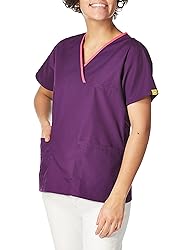 WonderWink Women's Charlie 5 Pocket Y-Neck Wrap