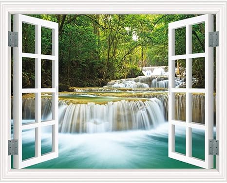 Landschaft fensteraufkleber wasserdicht selbstklebend gefälschte