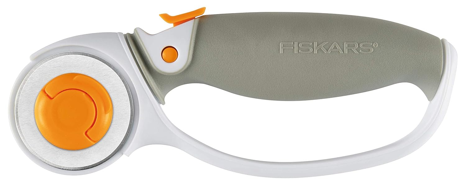 Fiskars Rotary Cutter Ø45 mm Loop Titanium Easy Blade Change, With