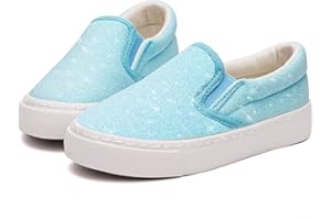 Toandon Toddler Kids Sparkle Sequins Glitter Sneakers Age 2-10