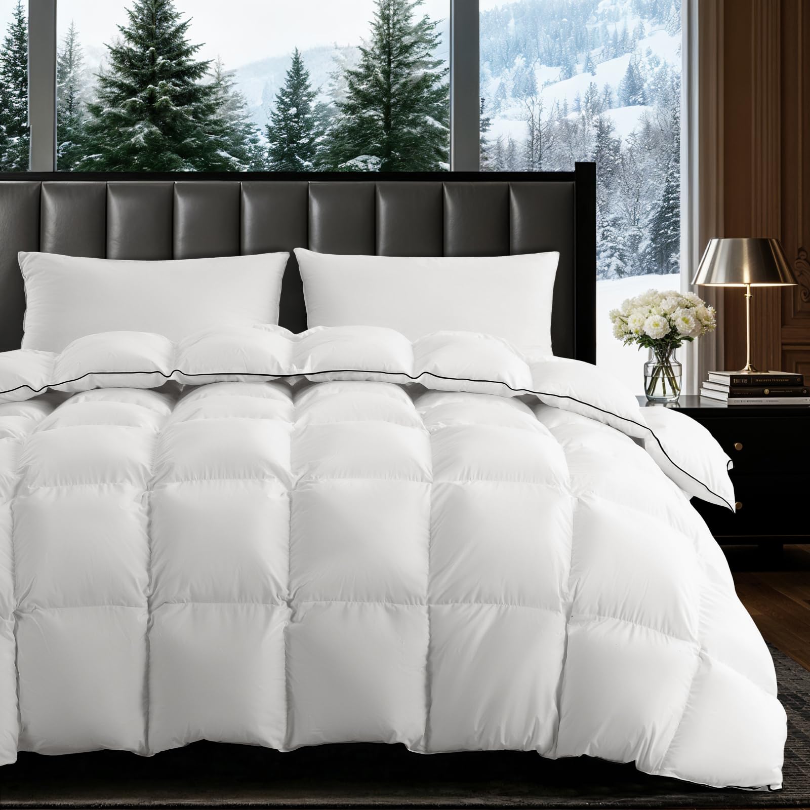 Photo 1 of AiAngu duvets Down Comforter King Size White