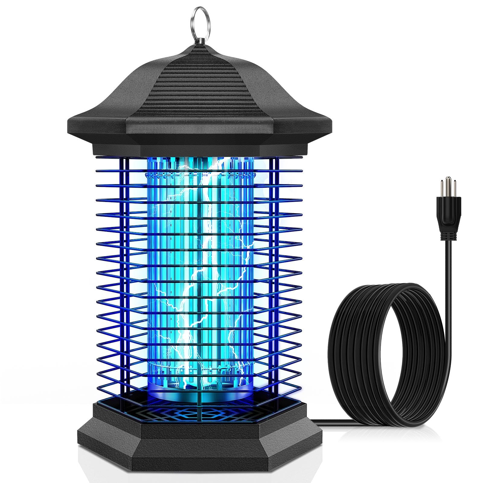 Photo 1 of AMUFER Bug Zapper Outdoor Indoor, 18W Power & 4400V Instant Grid Mosquito Repellent, Insect Control Efficiency Increased 100%, 1/2 Acre Coverage, Fly Trap for Patio, Backyard, Home