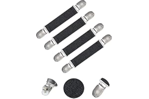 Elastic Glove and Mitten Clips for Kids and Baby, Extra Strong Stainless Steel Hat and Scarf and Glove Grip Clips