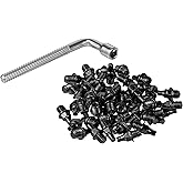 Funn Street Pins for Python, Ripper, Mamba MTB Pedals, M4x6mm, 50 Pcs | hardened steel studs, 0.7mm thread pitch, 4mm hex wrench included, not compatible with Black Magic